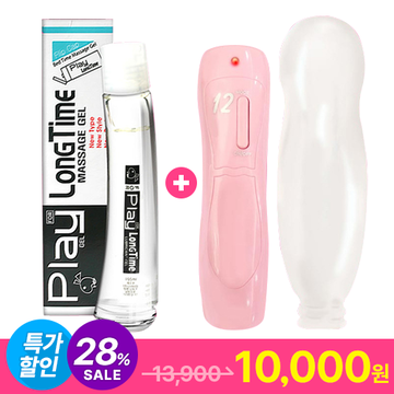 만냥코너 세트 - 에스토이 진동기 12단 소프트에그 대형 & 플레이 롱타임 마사지젤